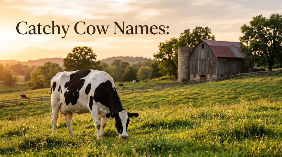 Catchy Cow Names: