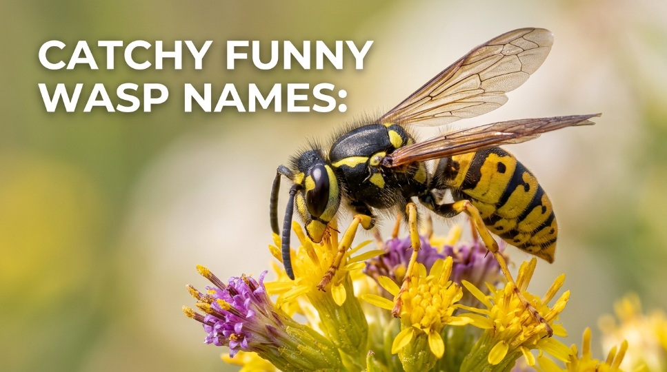Catchy Funny Wasp Names: