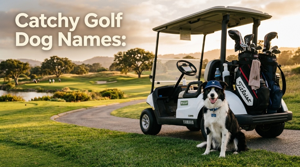 Catchy Golf Dog Names: