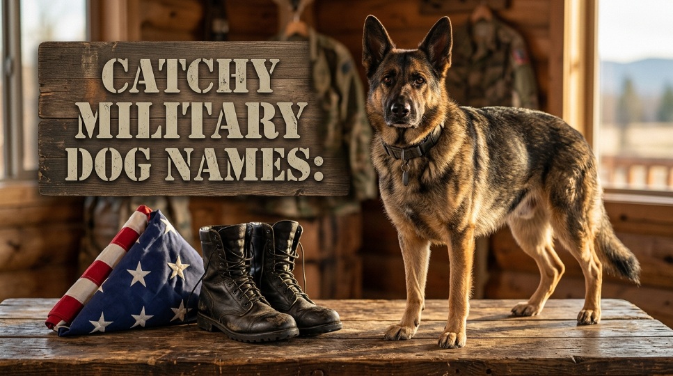 Catchy Military Dog Names: