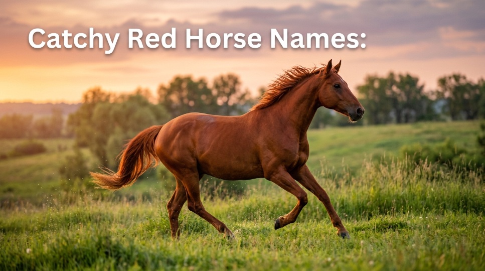 Catchy Red Horse Names: