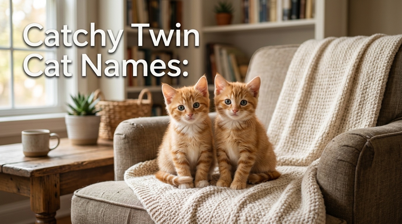 Catchy Twin Cat Names: