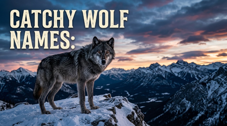 Catchy Wolf Names: