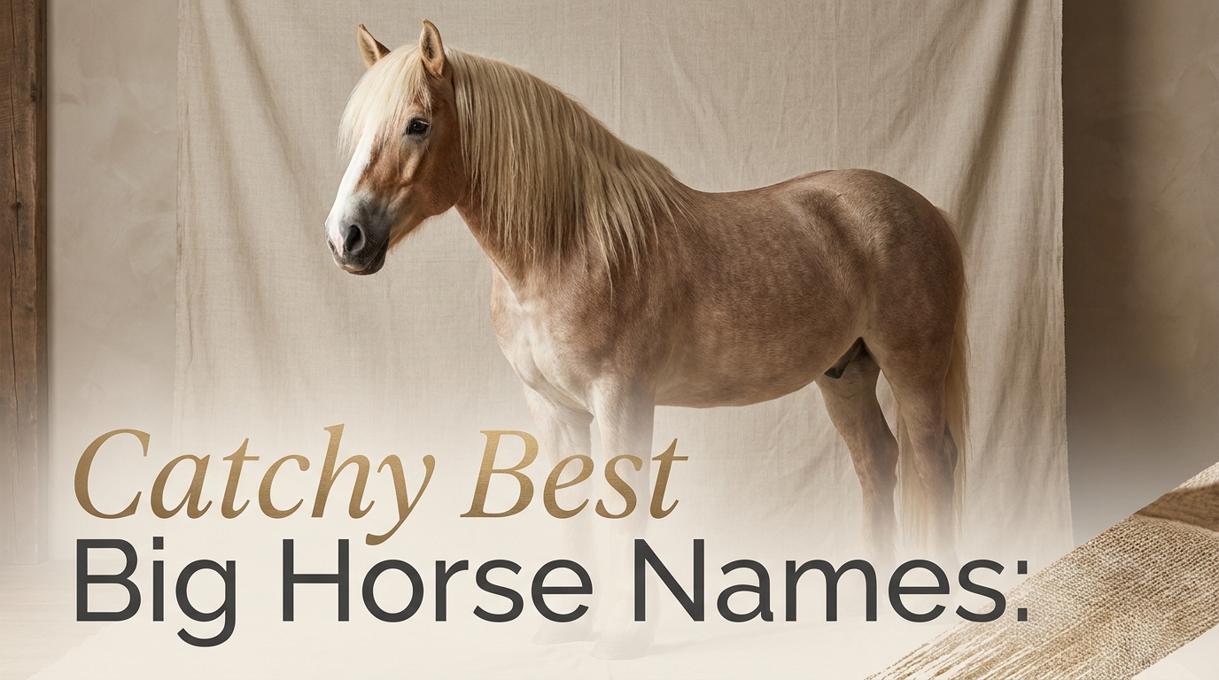 Catchy Best Big Horse Names: