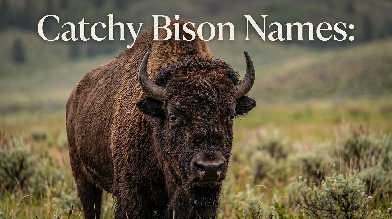 Catchy Bison Names: