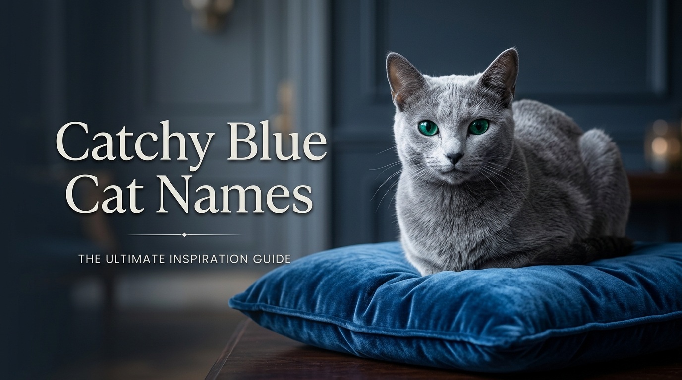 Catchy Blue Cat Names: