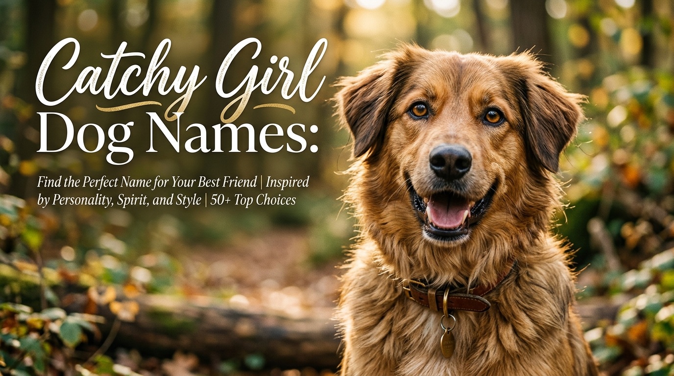 Catchy Girl Dog Names: