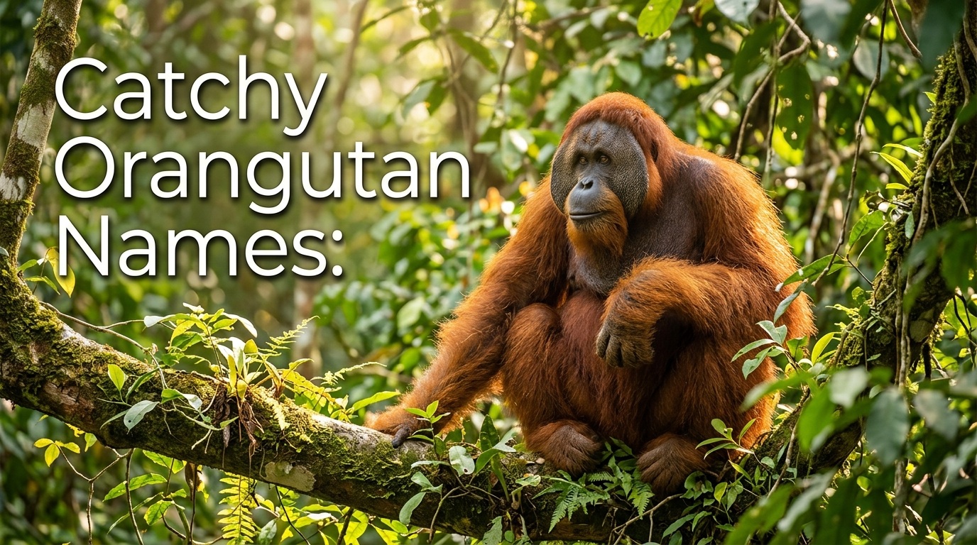 Catchy Orangutan Names: