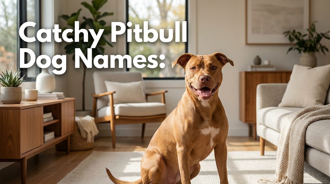 Catchy Pitbull Dog Names:
