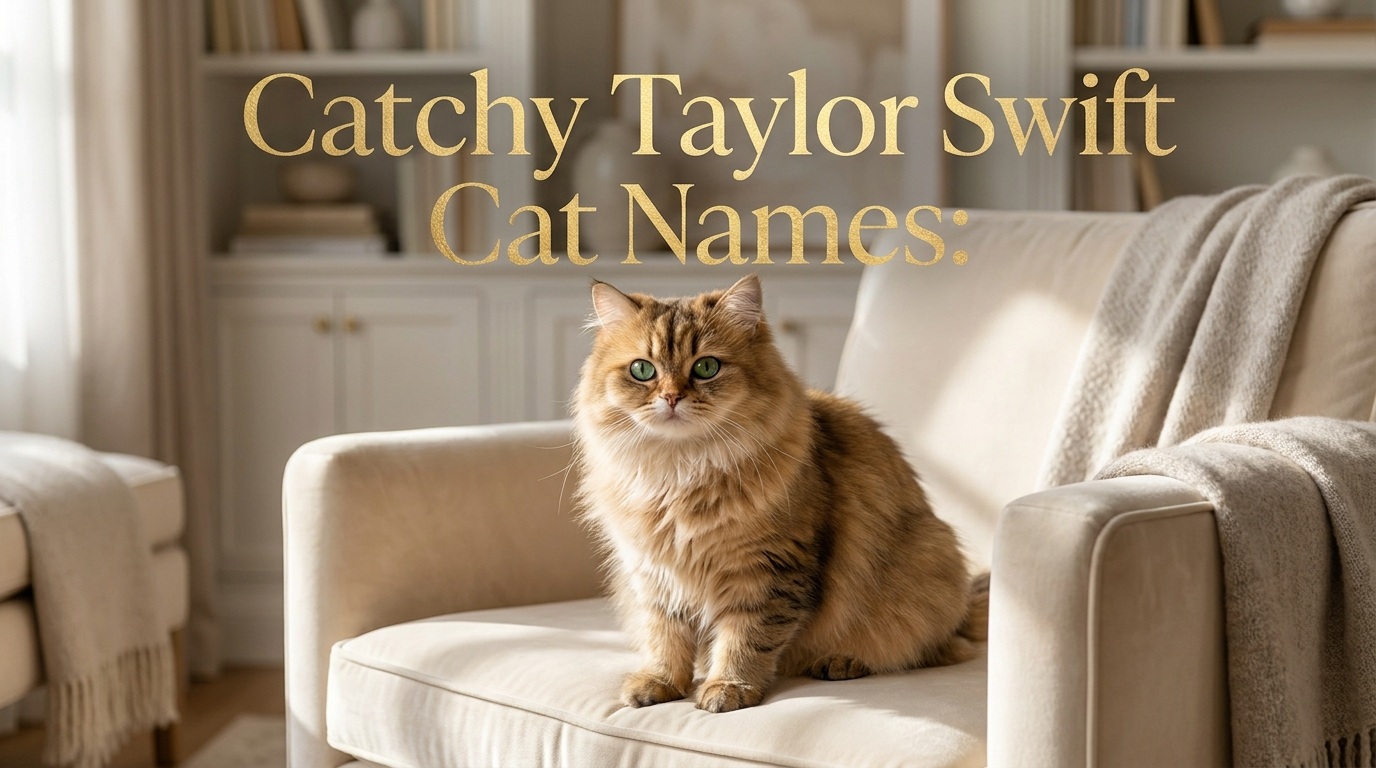 Catchy Taylor Swift Cat Names: